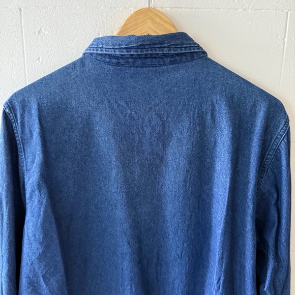 Carroll Reed Embroidered Denim Button-Up Shirt - Picture 10 of 11